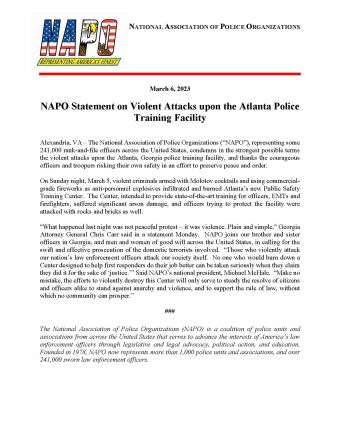 NAPO Statement on Attacks upon the Atlanta Police Training Facility March 6 2023 (002).jpg